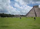 Dominating the North Platform of Chichen Itza is the Temple of Kukulkan (a Maya feathered serpent deity similar to the Aztec Quetzalcoatl), usually referred to as El Castillo (&#34;the castle&#34;) : Cancun Sept 2012